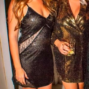 Glitter lace partz dress